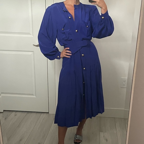 Akris Vintage Silk Dress - Picture 9 of 16